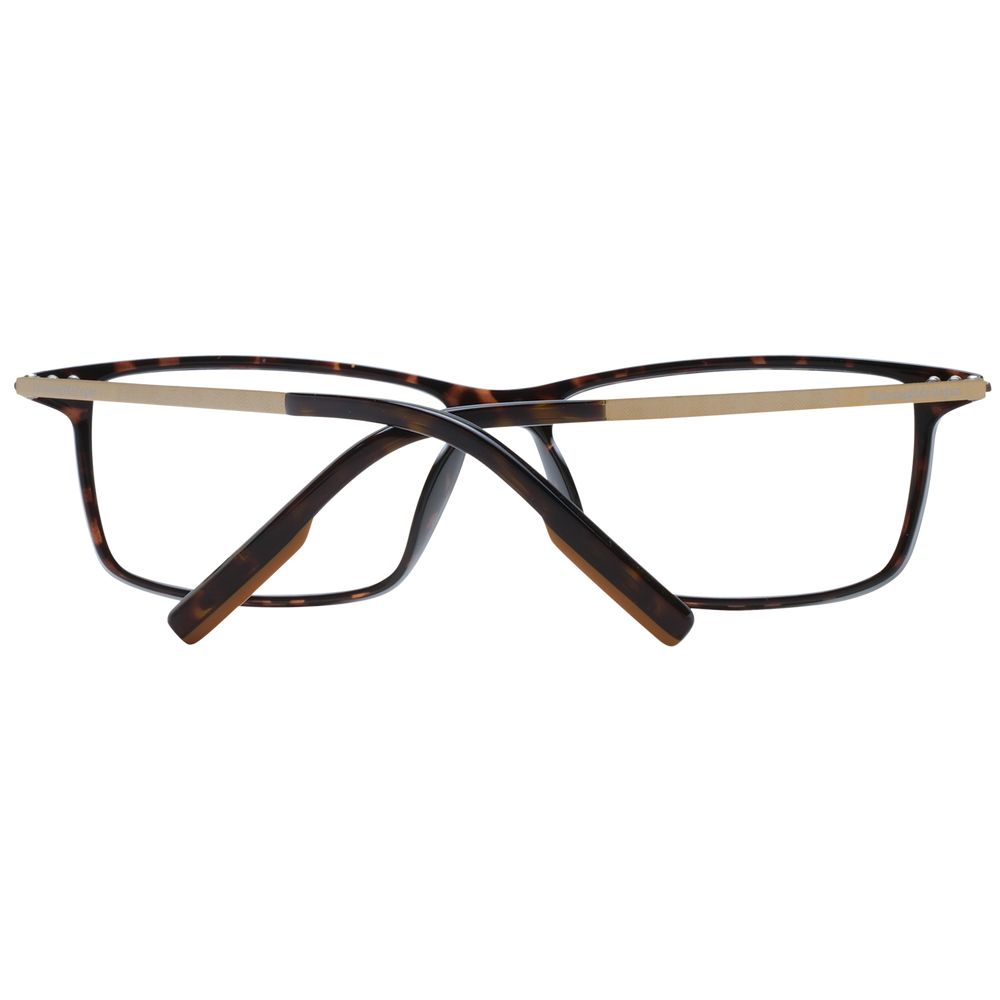 Ermenegildo Zegna Brown Men Glasses Frame - The Gentlemen's Vault