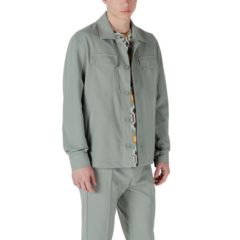 Antony Morato Green Polyester Shirt - The Gentlemen's Vault