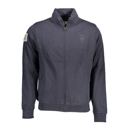 U.S. POLO ASSN. Blue Cotton Men Sweater - The Gentlemen's Vault
