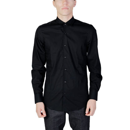 Antony Morato Black Cotton Shirt - The Gentlemen's Vault