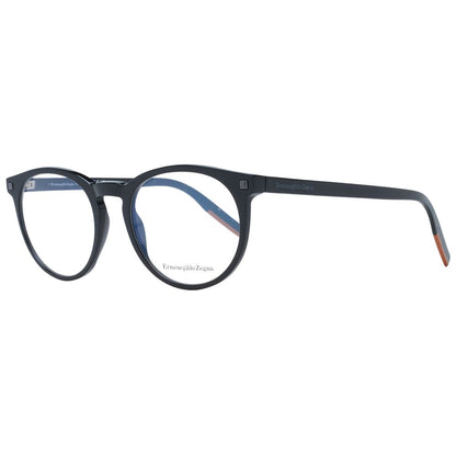 Ermenegildo Zegna Black Men Glasses Frame - The Gentlemen's Vault