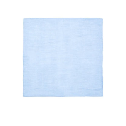Tom Ford Blue Cotton Pocket Square - The Gentlemen's Vault