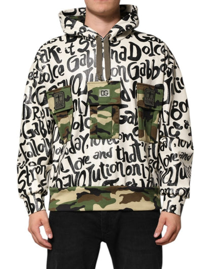 Dolce & Gabbana Multicolor Hooded DGMania Sweatshirt Sweater - The Gentlemen's Vault