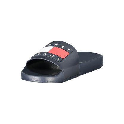 Tommy Hilfiger Blue Polyethylene Men Sandal - The Gentlemen's Vault