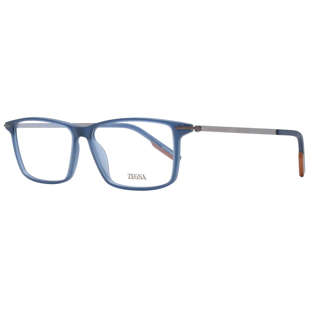 Ermenegildo Zegna Blue Men Glasses Frame - The Gentlemen's Vault