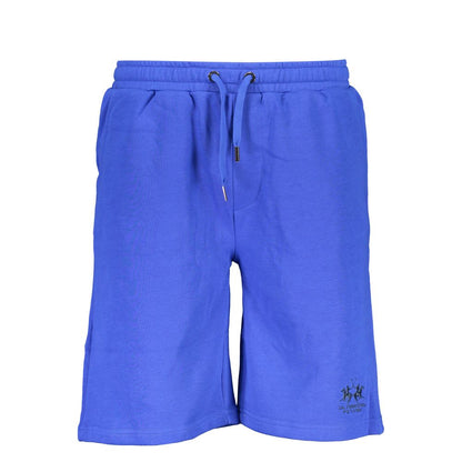 La Martina Blue Cotton Pant - The Gentlemen's Vault
