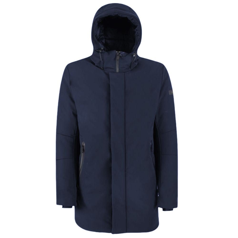 Yes Zee Blue Nylon Jackets & Coat - The Gentlemen's Vault