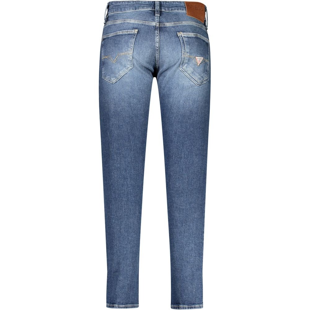 Guess Jeans Blue Cotton Jeans & Pant - The Gentlemen's Vault