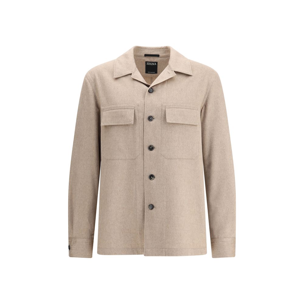 ZEGNA Cashmere Overshirt - The Gentlemen's Vault