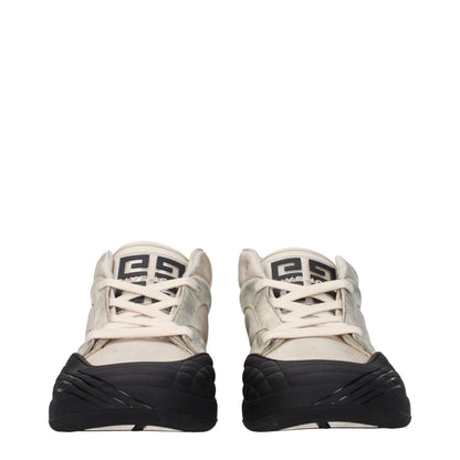 Givenchy Beige Fabric Chunky Sneakers - The Gentlemen's Vault