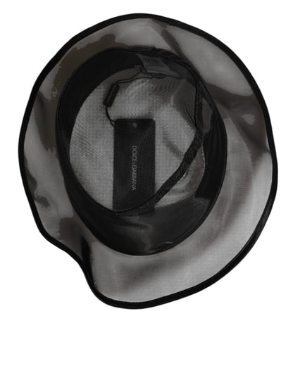 Dolce & Gabbana Black Silk Mesh Bucket Men Fisherman Cap Hat - The Gentlemen's Vault
