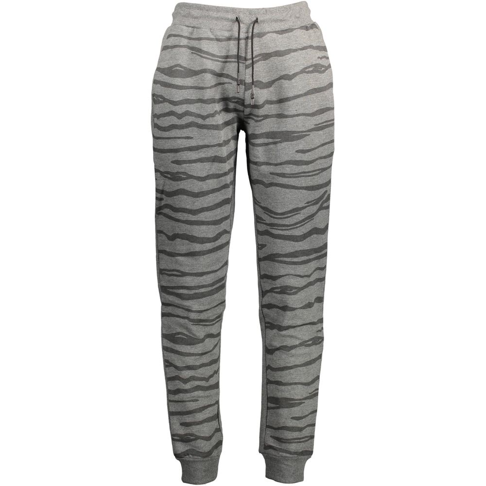 Cavalli Class Gray Cotton Pant - The Gentlemen's Vault