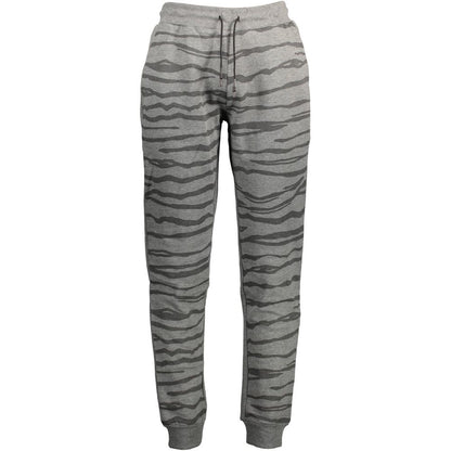 Cavalli Class Gray Cotton Pant - The Gentlemen's Vault