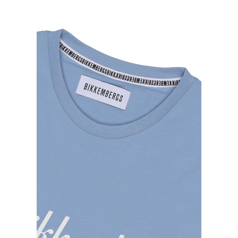 Bikkembergs Blue Cotton T-Shirt - The Gentlemen's Vault