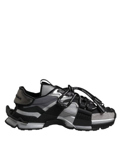Dolce & Gabbana Multicolor Panelled Space Sneakers Shoes - The Gentlemen's Vault