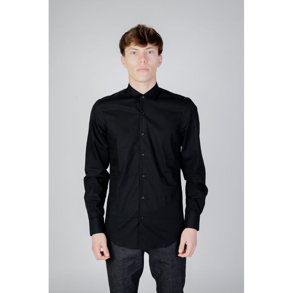 Antony Morato Black Cotton Shirt - The Gentlemen's Vault