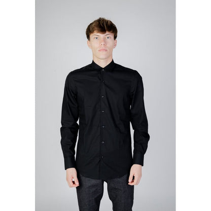 Antony Morato Black Cotton Shirt - The Gentlemen's Vault