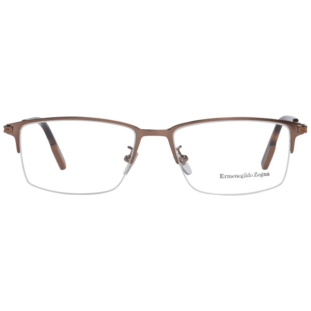 Ermenegildo Zegna Bronze Men Glasses Frame - The Gentlemen's Vault