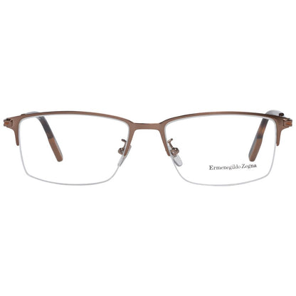 Ermenegildo Zegna Bronze Men Glasses Frame - The Gentlemen's Vault