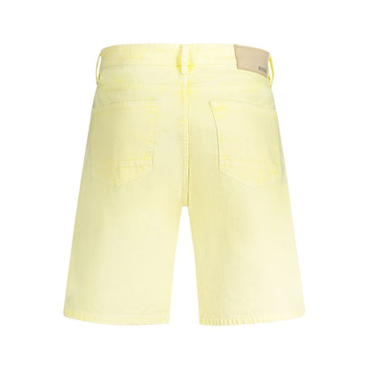 Hugo Boss Yellow Cotton Short - The Gentlemen's Vault