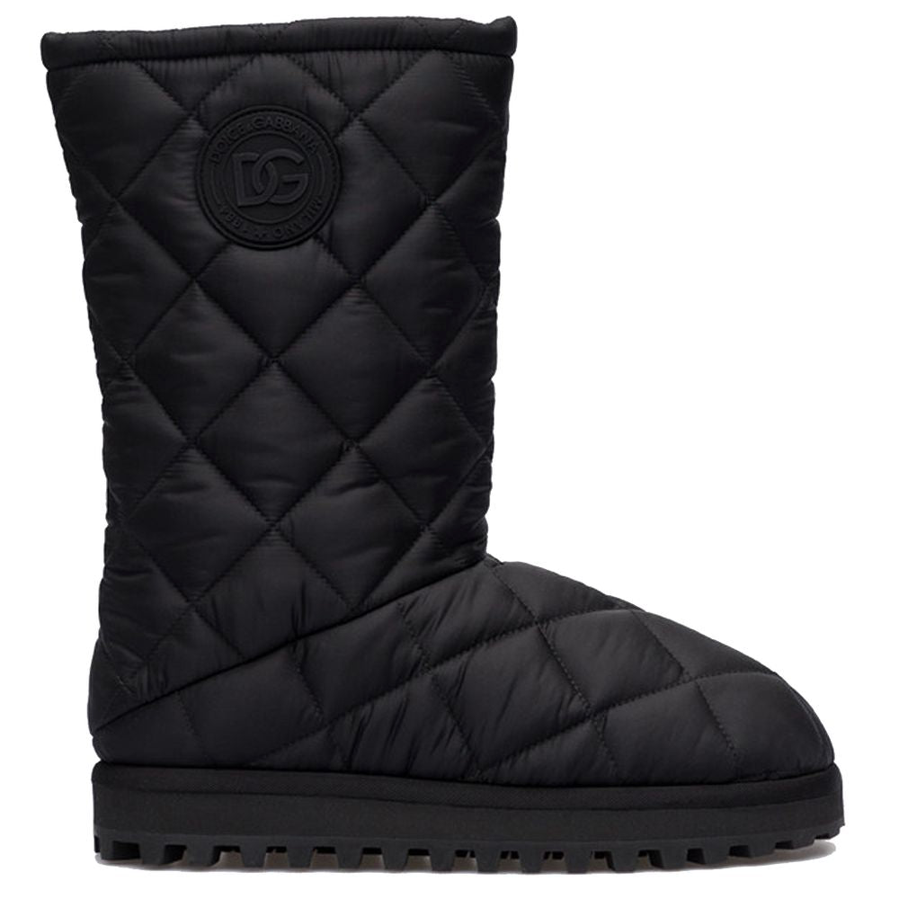 Dolce & Gabbana Black Nylon Boot - The Gentlemen's Vault