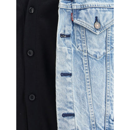 Junya Watanabe Denim Jacket with Cardigan - The Gentlemen's Vault