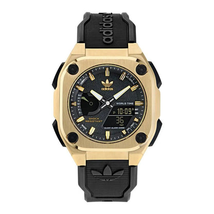 Adidas Black Synthetic Sport Watch - The Gentlemen's Vault