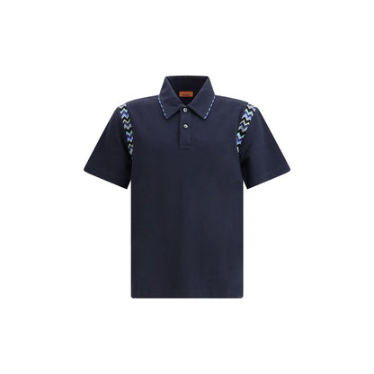 Missoni Polo Shirt with ZigZag details - The Gentlemen's Vault
