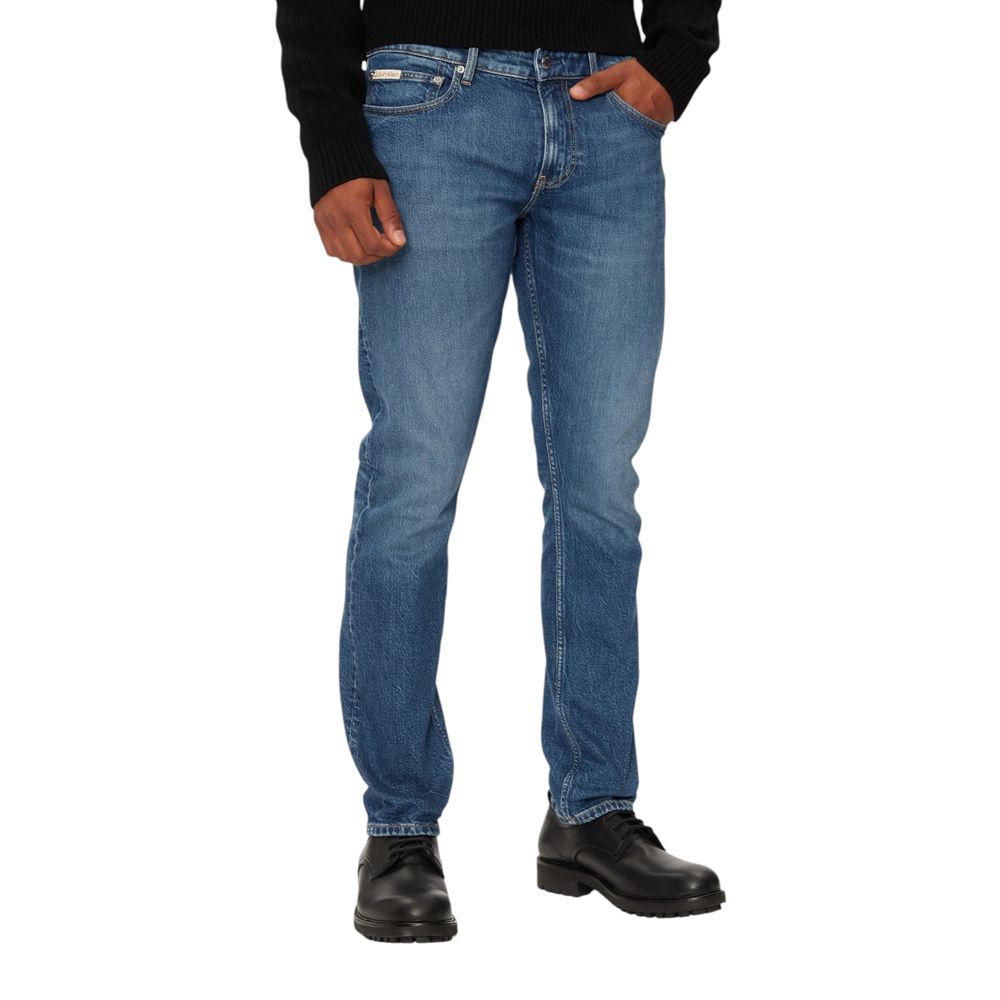 Calvin Klein Jeans Blue Cotton Jeans & Pant - The Gentlemen's Vault