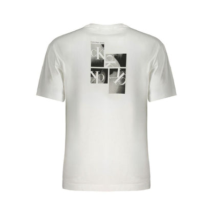 Calvin Klein White Cotton T-Shirt - The Gentlemen's Vault