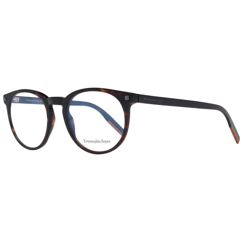 Ermenegildo Zegna Brown Men Glasses Frame - The Gentlemen's Vault