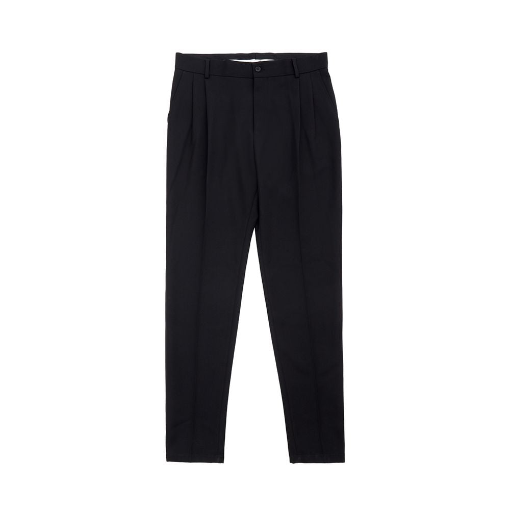 Dolce & Gabbana Elegant Polyester Black Pants for Men - The Gentlemen's Vault
