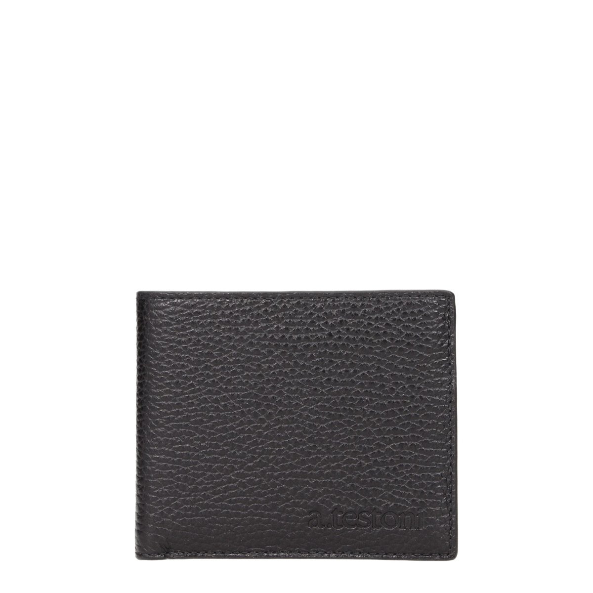 Testoni Black Leather Wallets - The Gentlemen's Vault