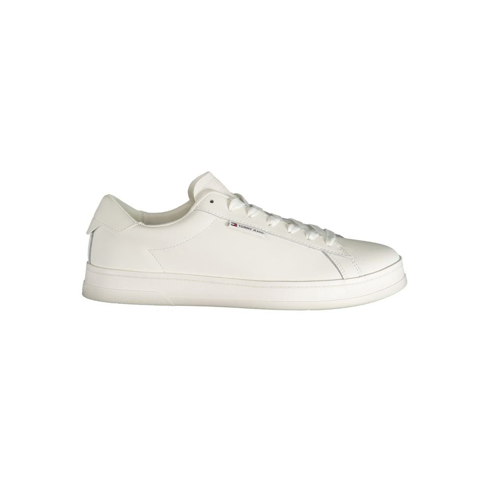 Tommy Hilfiger White Polyester Sneaker - The Gentlemen's Vault