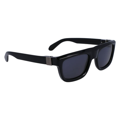 Ferragamo Black Acetate Sunglasses - The Gentlemen's Vault