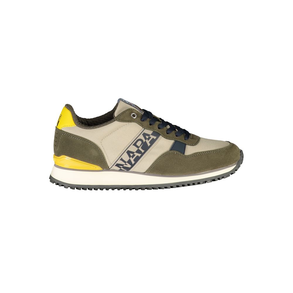 Napapijri Elegant Beige Lace - Up Sporty Sneakers - The Gentlemen's Vault
