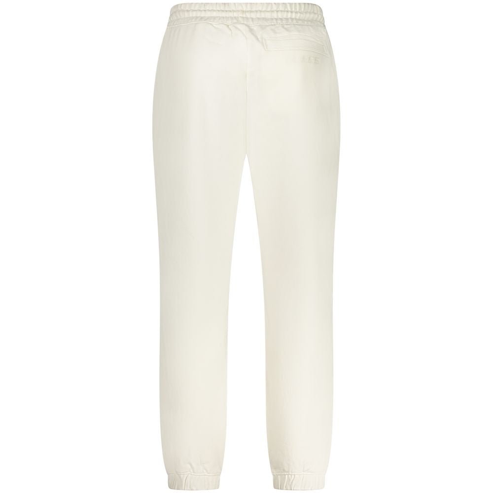 Guess Jeans White Cotton Pant - The Gentlemen's Vault