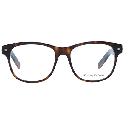 Ermenegildo Zegna Brown Men Glasses Frame - The Gentlemen's Vault